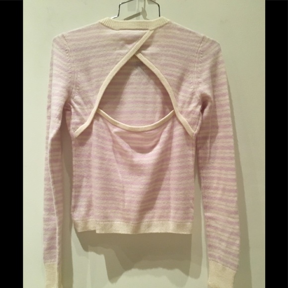 Intermix Open Back Sweater - Picture 5 of 7